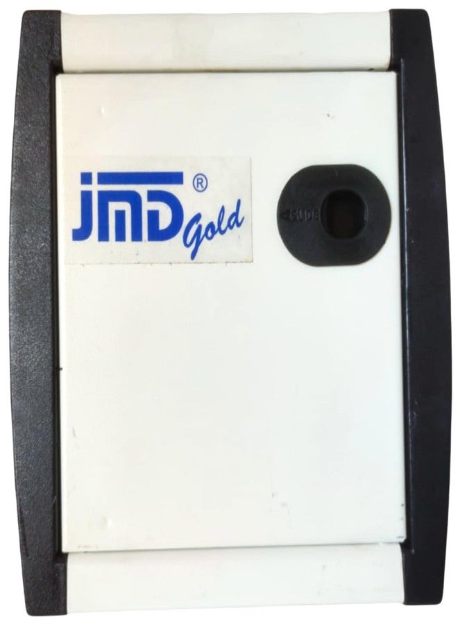 J M D GOLD JMD GOLD Db Spn 6 Way MCB Single Pole with Neutral Double Door Distribution Board (White) - Image 1